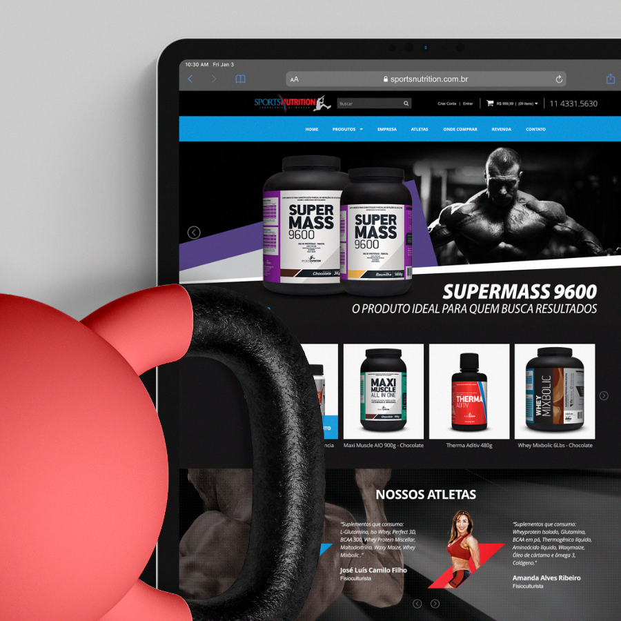 Sports Nutrition - Web Design